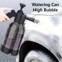 1PC Foam Sprayer Car Wash Hand-held Foam Watering Can Air Pressure Sprayer Plastic Disinfection Water Bottle Car Washing Foam Spray Pot Car Washing Liquid