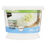 Pnp Live Well Smooth Plain Fat Free Cottage Cheese 250G