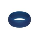 Double Debossed Silicone Rings - Colour Selection - Blue 8