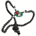 Helping Hands Soldering Third Hand Soldering Tool Pcb Holder Flexible Arms Helping Hands Swivel Holder Crafts Jewelry Hobby Work