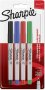 Sharpie Ultra-fine Permanent Marker Assorted 4PK