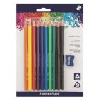 Staedler 10 Jumbo Woodfree Pencil Colors 178