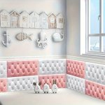10PCS SET Anti-collision Foam Wallpaper Bedside Sticker Self-adhesive Soft Pack Three-dimensional Wall Thickened Pad