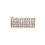 Double Composable Glam Link Pav White Rose