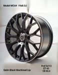 19" Mercedes-benz Alloy Rims Square Set 8J All Round 5 112 Pcd