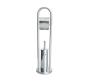 Stainless Steel Toilet Brush And Roll Holder Set