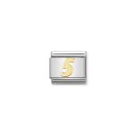 Composable Classic Link Number 5 In 18K Gold