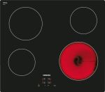 Siemens 600MM Black 4 Plate Ceramic Hob - ET611HE17E