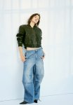 Denim Parachute Trousers - Denim Blue