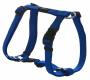Rogz Utility Large 20mm Fanbelt Dog H-harness Blue Reflective