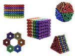 Magnetic Balls Spheres - 216 Piece Building Set - Colourful - 5MM