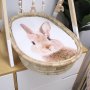 Fitted Sheet For Changing Basket Peachy Vol In Blom Bunny