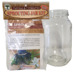 Sprouting Kit With Sample Seeds With Mesh & 1L Clear Glass Jar
