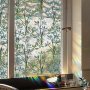 1pc Leaf Pattern Window Film Static Clings Glass Film Window Privacy Film Static Window Sticker For Home Decor