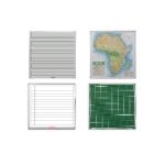 Parrot Educational Board Swing Leaf 910MM Magnetic White Liines 1 Side
