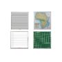 Parrot Educational Board Swing Leaf 910MM Magnetic White Liines 1 Side