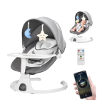 Ashcom Online Cotton Polyester Blend Electric Baby Swing For Infants