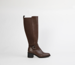 Long Block Heel - 8 Brown