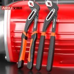 Airaj 20.32 25.4 30.48 Cm Water Pump Pliers Quick-release Plumbing Pliers Combination Pliers Plumber Hand Tools