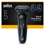 Braun Series 5 Men's Electric Shaver With 50 Minutes Battery Life Wireless Wet And Dry Shaver For Men Waterproof Made In Germany