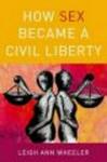 How Sex Became A Civil Liberty hardcover