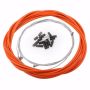 Bike Front/rear Brake Cable With Housing Set Orange