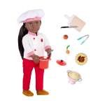 Pro 18 Inch Chef Chantel Black Hair
