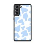 Custom Printed Tpu Cases - Samsung Galaxy S21 Fe 5G & 39 Blue Cow Print& 39 By