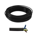 Flex Cable 4C 1.5MM Black 5MT