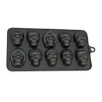 Halloween Skull-shaped Silicone Mold - Black