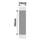 NB432 - - B18 N1 - 14X50MM - 125 Grey Void Labels