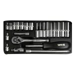 Socket Set 1 4" Metal Case 23PC