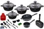 Black Stainless Steel Pot Set