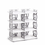 4-TIER Modern Geometric Shoe Rack & Storage Organizer