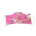 4AKID Tweens Reusable Fabric 3-LAYER Non-medical Mask - Medium Size - Black & Pink Stripe