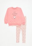 PoP Candy Sweatshirt & Legging Set - Dusty Pink