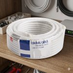 10 M RG6 Low Loss Coax Cable For Superior Signal Quality