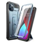 Apple Iphone 12 Pro Max Full Body Rugged Protective Case With Screen Protector Cerulean