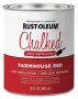 Chalk Paint Ultra Matt Coat Rust-oleum Chalked Farmhouse Red 1L