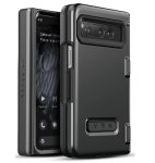 Google Pixel Fold Premium Modern Rugged Terra Guard Case Black Design
