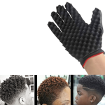 Magic Curly Hair Sponge Gloves - 1 Pair Twist & Curl Styling Brush For Afro And Natural Hair Ideal For Men & Women