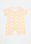 PoP Candy Printed Romper - Pink & Yellow