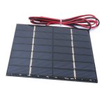 Solar Panel 6V 60MA 68MMX37MM With Wire