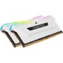 Vengeance CMH16GX4M2E3200C16W Memory Module 16 Gb 2 X 8 DDR4 3200 Mhz Xmp 2.0 C16 White