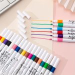 Versatile Acrylic Paint Marker Set - 12 24 Colors Waterproof & Non-toxic Perfect For Diy Crafts Easter Halloween & Christmas Dec