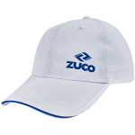 6 Panel Polyester Cap – White