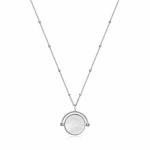 Sunbeam Emblem Silver Necklace