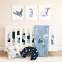 Under The Sea Blue Swim Cot Bedding Set