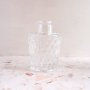Glass Vase - Embossed Chanel - 10CM Height