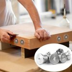 8PCS Dowel Pins Center Woodworking Alignment Tool Points Marker Drill Center 6 8 10 12 Mm Dowel Drill Center Points Pin Set